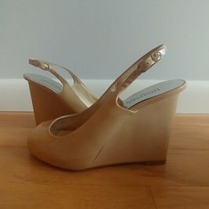 SALE!! Authentic Michael Kors Tan wedges
